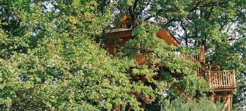 Cabane perchée du Médoc dans les environs de Bordeaux